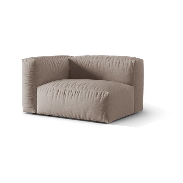 Bēša modulārā dīvāna daļa (ar kreiso stūri) Martina – Micadoni Home-image-1