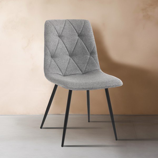 Pelēki pusdienu krēsli (2 gab.) Mesh – Tomasucci-image-1