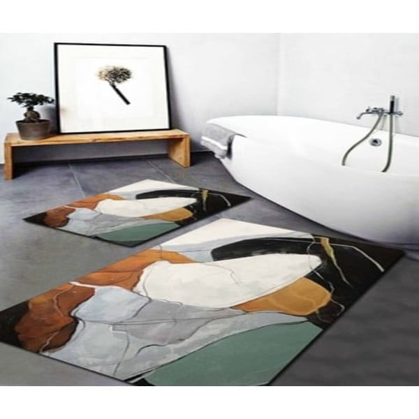 Vannas istabas paklājiņi (2 gab.) 60x100 cm Post Modern Art – Mila Home-image-1