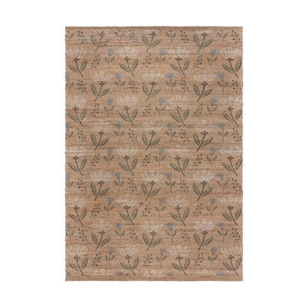 Dabīga toņa ar rokām darināts paklājs no džutas maisījuma 120x170 cm Arriana – Flair Rugs