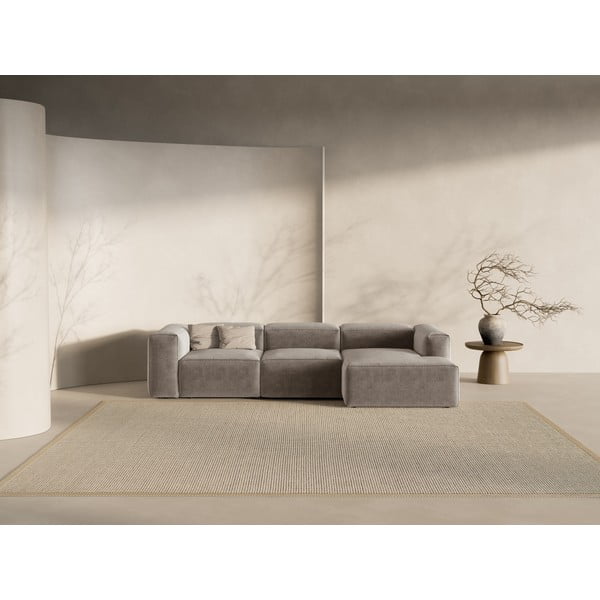 Brūns stūra dīvāns (ar labo stūri/ar zvilni) Bergamo – Cosmopolitan Design-image-1