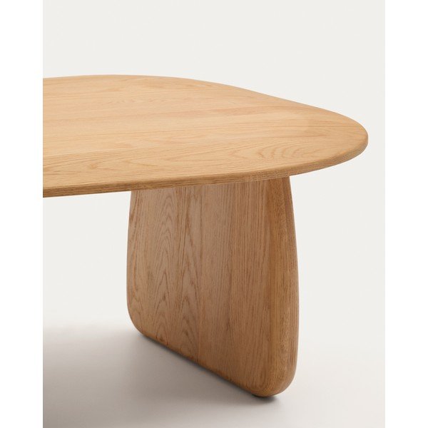 Ozola masīvkoka sānu galdiņš 70x71 cm Pirita – Kave Home-image-4