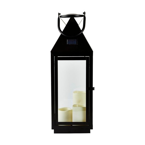 Lukturis ar LED sveci un saules paneli Villa Collection