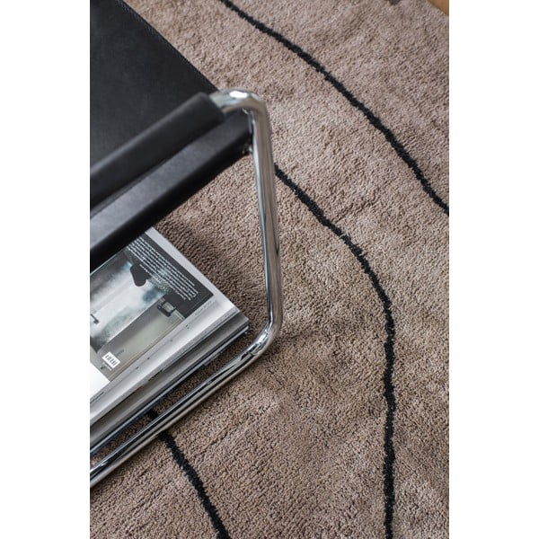 Brūns mazgājams kokvilnas paklājs 140x200 cm Shadow – Mette Ditmer Denmark-image-2