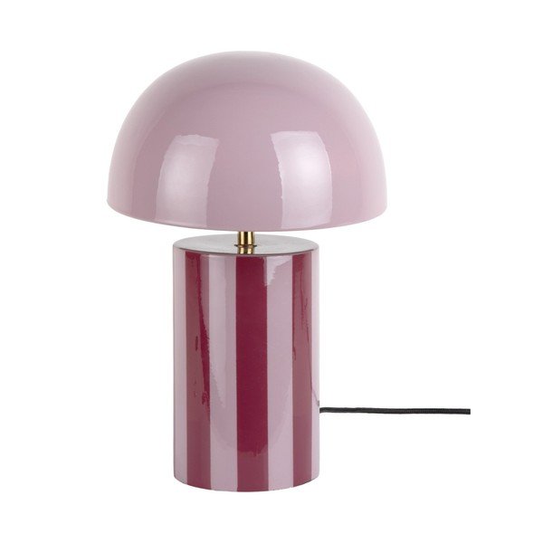 Violeta metāla galda lampa (augstums 34 cm) Rayado – Leitmotiv