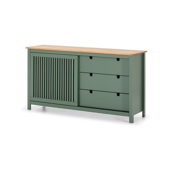 Zaļa koka kumode Marckeric Bruna-image-3