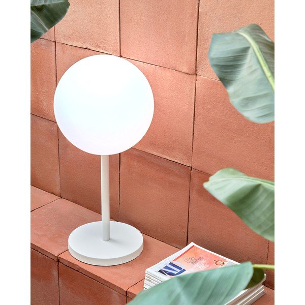 LED galda/pārvietojams āra gaismeklis ar regulējamu spilgtumu ar USB ø 30 cm Dinesh – Kave Home-image-1