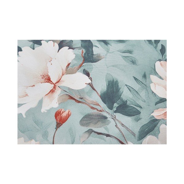 Tirkīzzila vienguļamā gultas veļa no mikrosatīna 140x200 cm Selma – My House-image-2