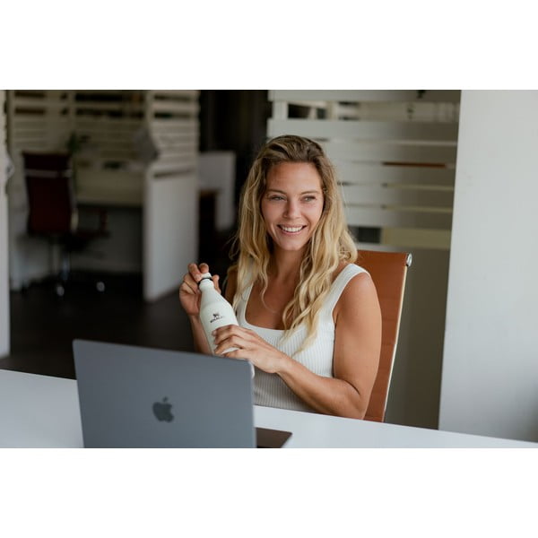 Krēmkrāsas nerūsējošā tērauda pudele 600 ml All Day Slim – Stanley-image-4