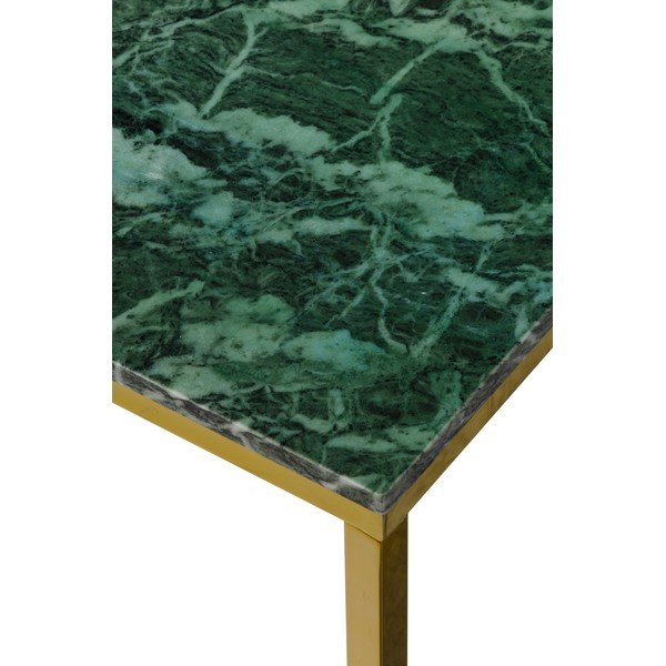 Žurnālgaldiņš ar zelta pamatni un zaļa marmora virsmu RGE Accent-image-4