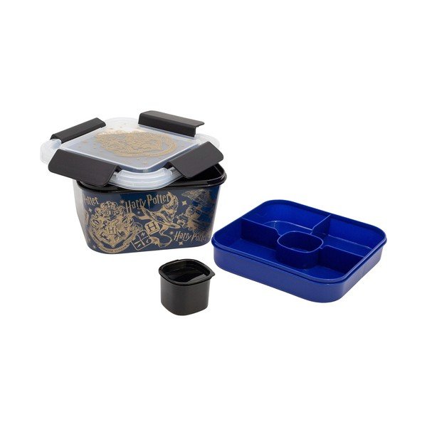 Tumši zila plastmasas bērnu pusdienu kārba Harry Potter – STOR-image-3