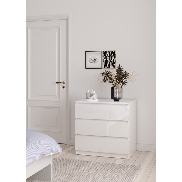 Balta kumode 77x76x50 cm Naia – Tvilum-image-1