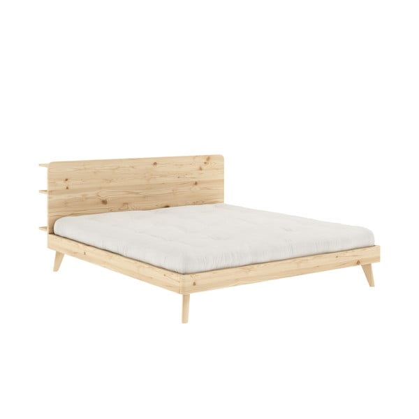 Divguļamā gulta no priedes koka ar režģi 140x200 cm Retreat – Karup Design