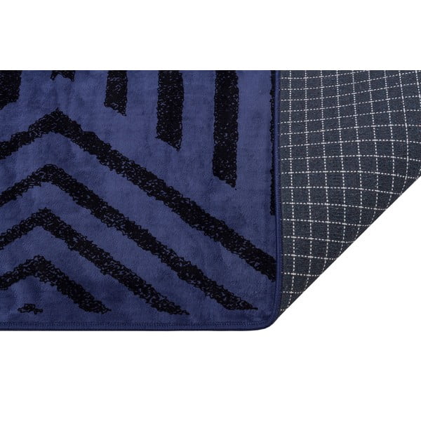 Zils mazgājams paklājs 200x100 cm – Vitaus-image-2