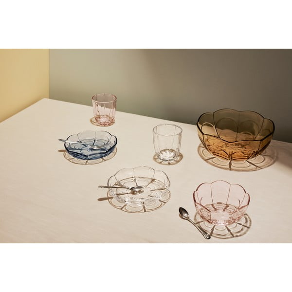 Gaiši zili deserta stikla šķīvji (2 gab.) ø 16 cm Lily – Holmegaard-image-2