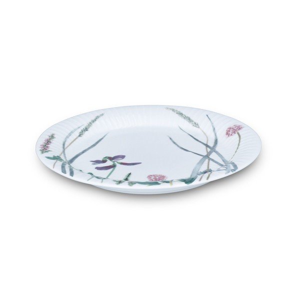 Balts deserta porcelāna šķīvis ø 22 cm Hammershøi Summer – Kähler Design-image-3