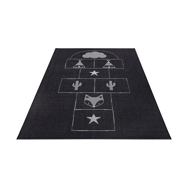 Melns paklājs bērniem Ragami Games, 200 x 290 cm-image-3