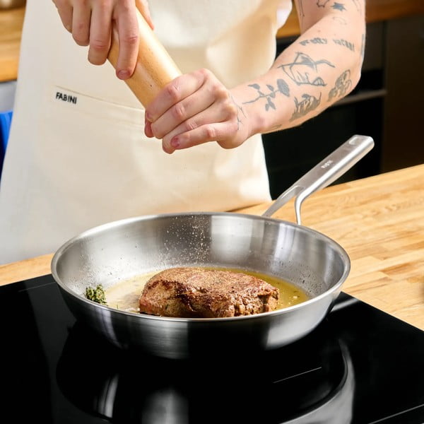 Nerūsējošā tērauda panna ø 30 cm Lucca 3.0 – FABINI-image-1