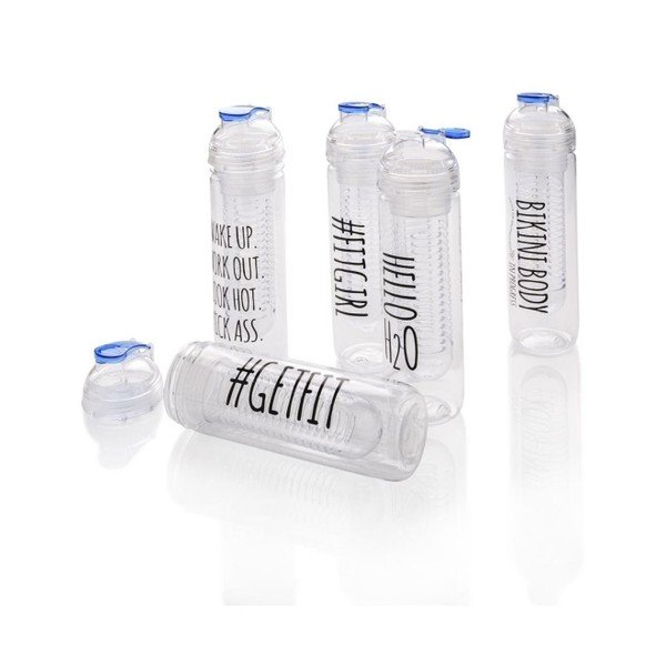 Motivējoša augļu pudele ar sietiņu XD Design Get fit, 500 ml-image-1
