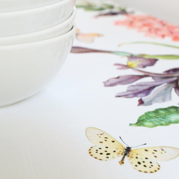 Kokvilnas galdauts Happy Friday Basic Spring Time, 150 x 150 cm-image-2