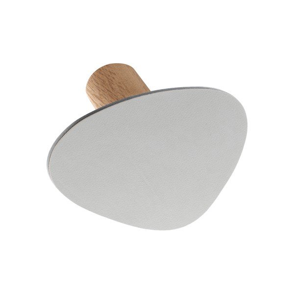 Gaiši pelēks tērauda sienas āķis Dot L Nupo – LIND DNA