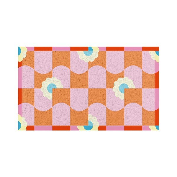 Pārstrādātas plastmasas kājslauķis 40x70 cm Elizabeth Olwen  – Artsy Doormats