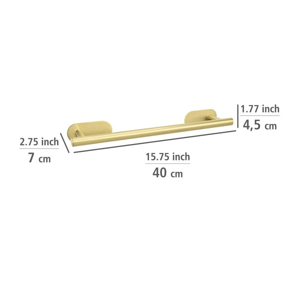 Pašatturošs nerūsējošā tērauda dvieļu turētājs Orea Gold – Wenko-image-4