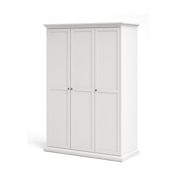 Balts drēbju skapis 139x201 cm Paris – Tvilum-image-3