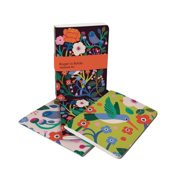 A6 izmēra pierakstu klades 64 lpp. (3 gab.) Birdsong – Roger la Borde-image-3