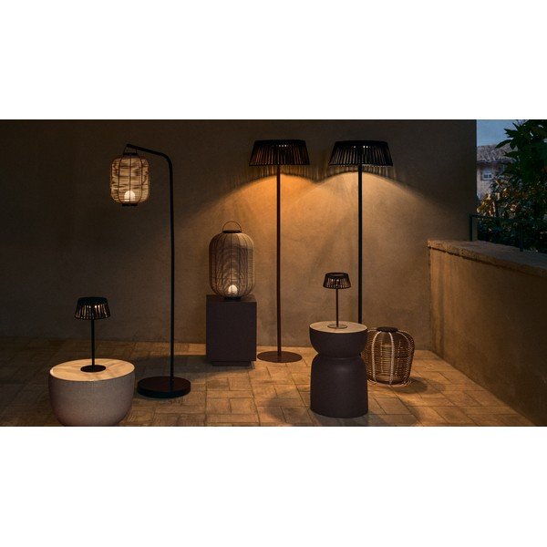 Betona apaļš dārza galdiņš ø 32 cm Garbet – Kave Home-image-3