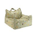 Zaļš bērnu sēžammaiss no buklē/šenila auduma Terrazzo Chair – Wigiwama
