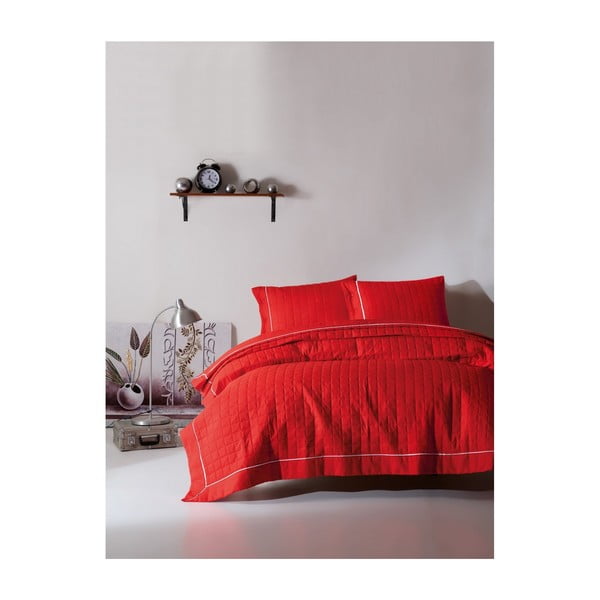 Divvietīga gultas veļa Martina Red, 240 x 220 cm