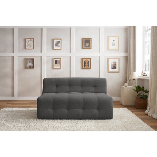 Tumši pelēks dīvāna modulis Kleber – Bobochic Paris-image-1