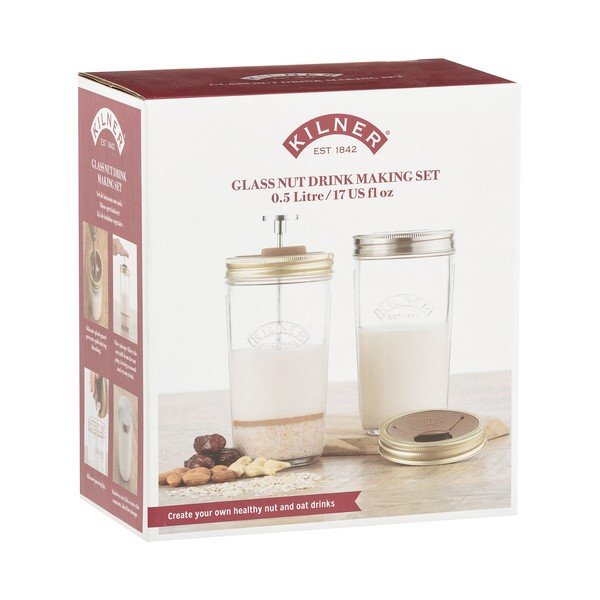 Mandeļu piena komplekts 2gab 0,5l – Kilner-image-1