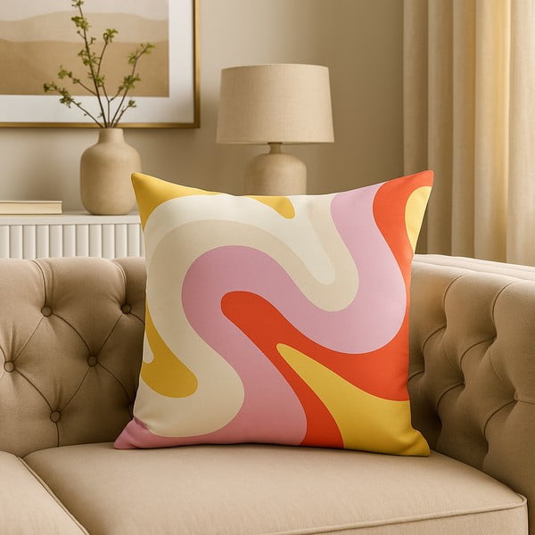 Spilvendrāna 43x43 cm Raspberry Creamsicle – Mila Home-image-3