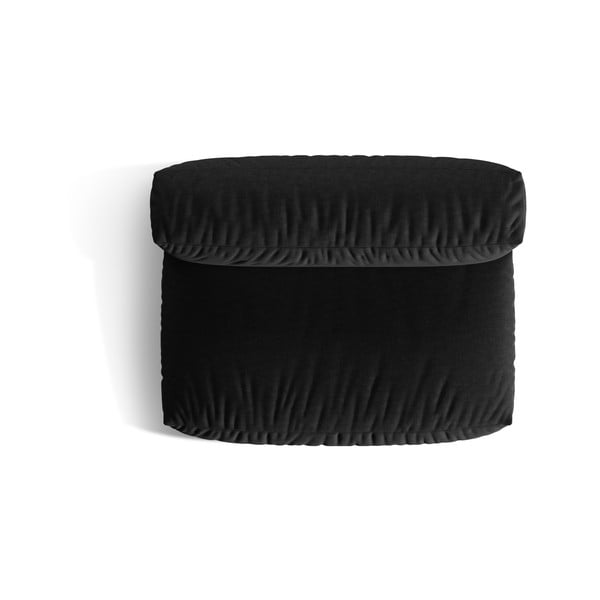 Melna modulārā dīvāna daļa (vidējā moduļa) Martina – Micadoni Home-image-4