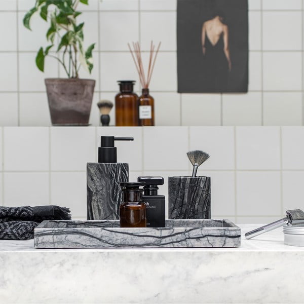 Marmora dekoratīva paplāte 16x31 cm Marble – Mette Ditmer Denmark-image-2