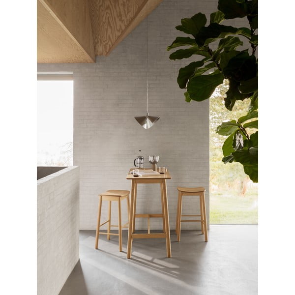 Bāra galds ar ozolkoka imitāciju 60x120 cm Barlow – Actona-image-1