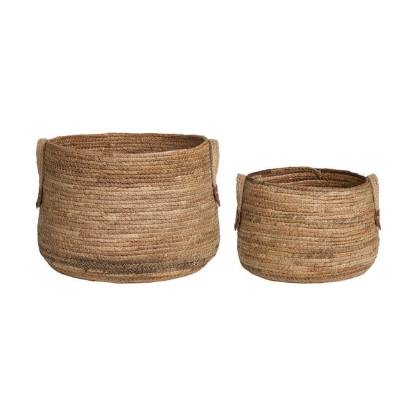 Pīti uzglabāšanas grozi (2 gab.) ø 39x28,5 cm Aosta – House Nordic-image-4