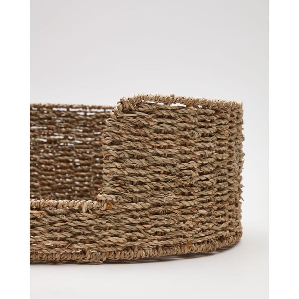 Dabīga toņa mājdzīvnieku gulta no jūraszālēm 45x80 cm Fliicker – Kave Home-image-1