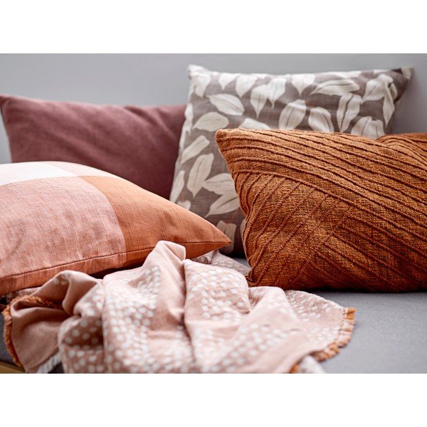 Oranžs kokvilnas spilvens Södahl Oliver, 50 x 50 cm-image-1