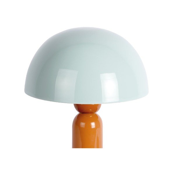 Oranža/dūmakaini zila metāla galda lampa (augstums 30 cm) Firenze round – Leitmotiv-image-1