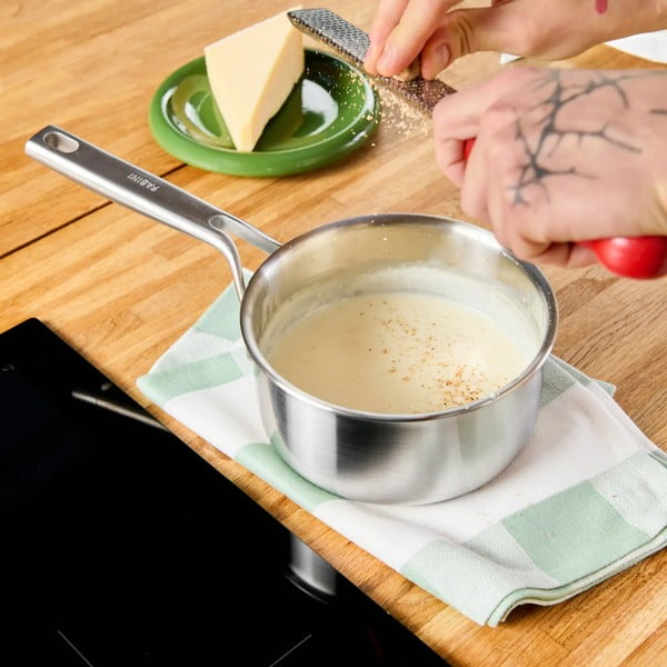 Nerūsējošā tērauda katls ar vāku piemērots indukcijas plītij 1,2 l Lucca 3.0 – FABINI-image-1