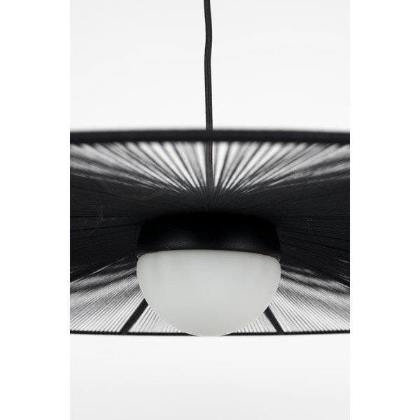 Melna piekaramā lampa ar regulējamu spilgtumu ø 80 cm Belle – Zuiver-image-3