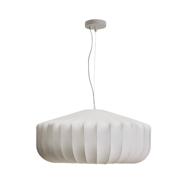 Balta griestu lampa ar auduma abažūru ø 76 cm Somar – Kave Home