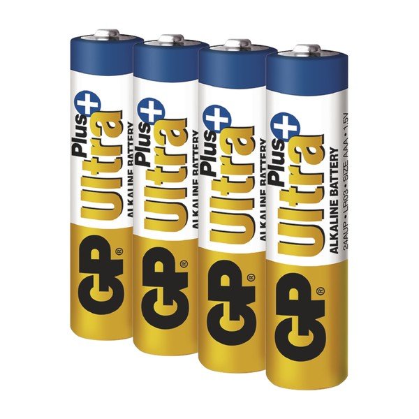 4 sārmu baterijas komplektā GP Ultra Plus AAA - EMOS-image-2