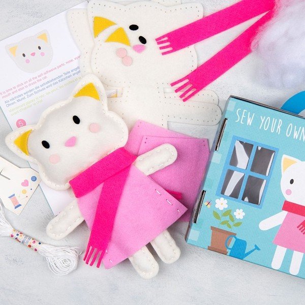 Rex London Kaķēns Lucky Kitty šūšanas komplekts-image-1