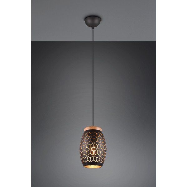 Melna piekaramā lampa ø 15 cm Bidar – Reality-image-2