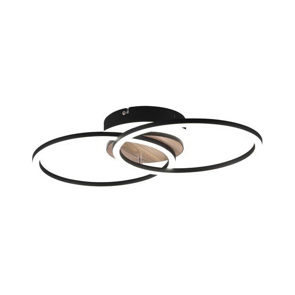 Melna/brūna LED griestu lampa ar regulējamu spilgtumu 28x46 cm Giro – Reality-image-2