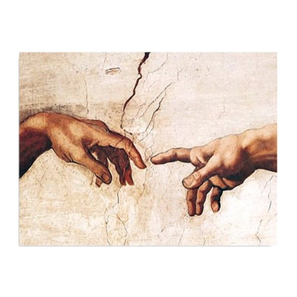 Gleznas reprodukcija uz audekla Michelangelo, 40 x 30 cm
